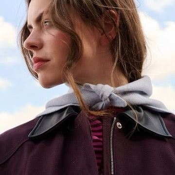 triangle scarf | sky