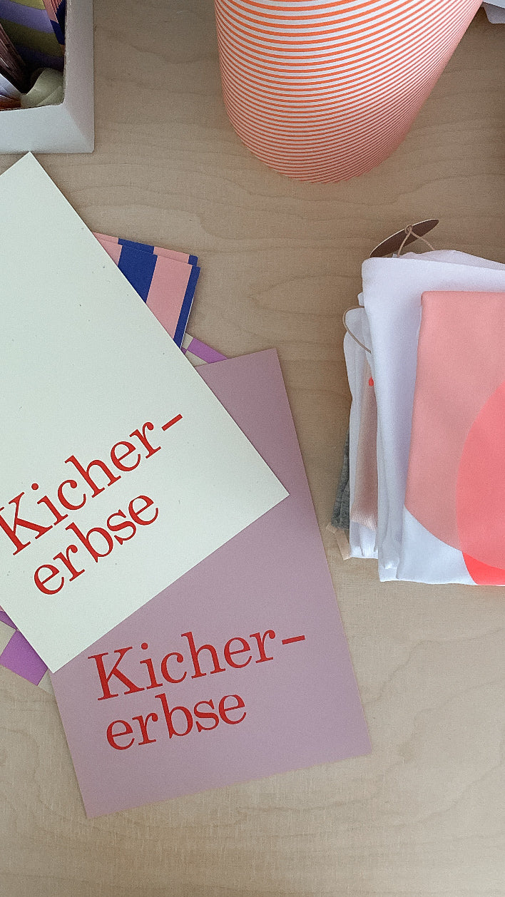 Siebdruck "Kichererbse"