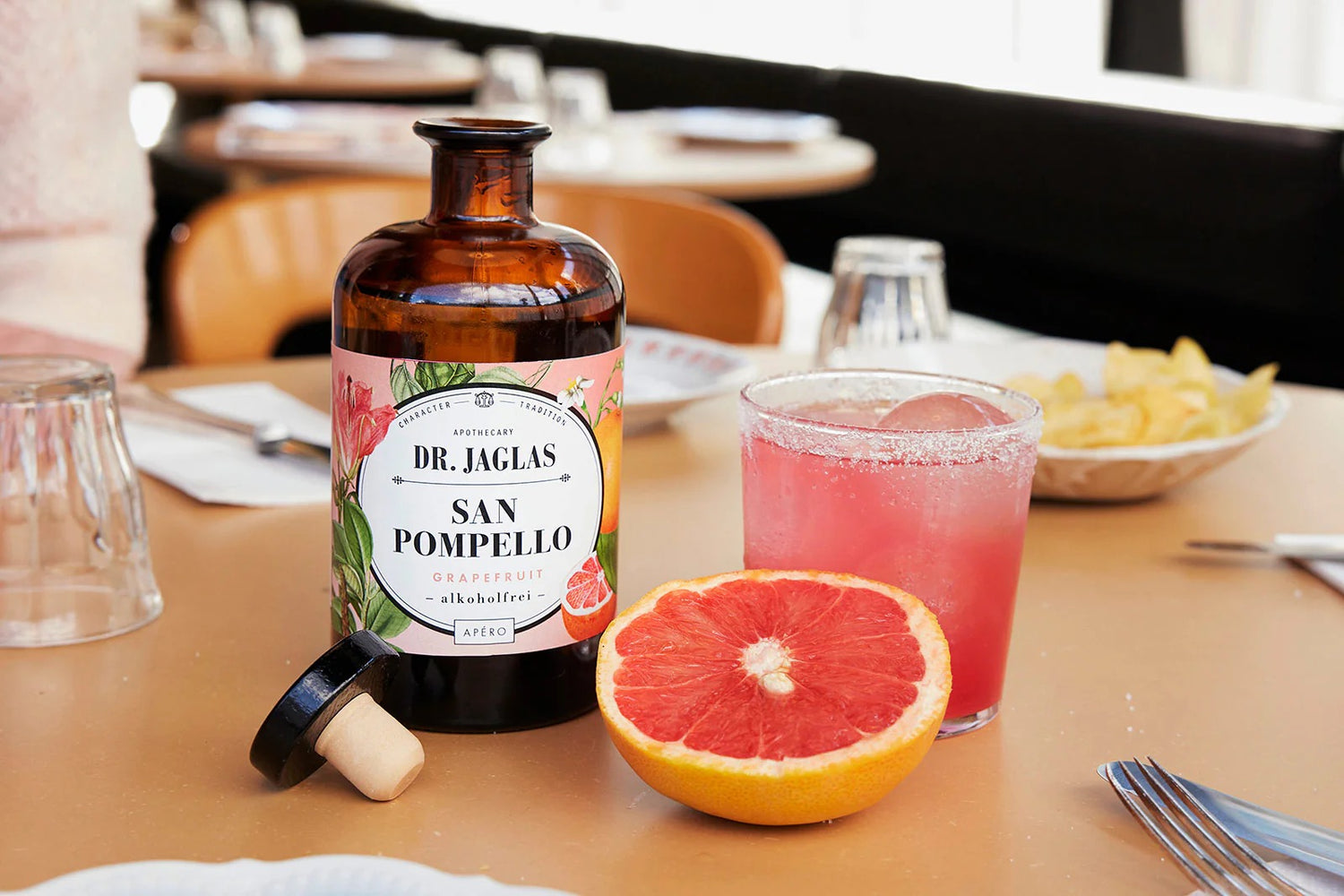 San Pompello Pink Grapefruit Drink alkoholfreier Aperitif