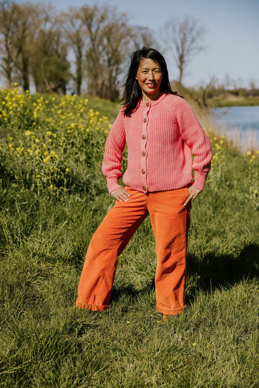 Balloon Sleeve Knitted WOMEN&