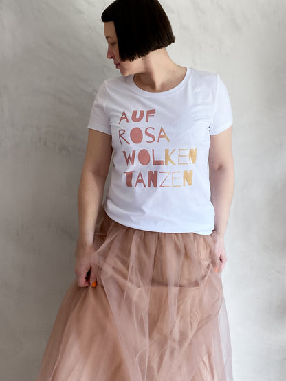 Shirt "AUF ROSA WOLKEN TANZEN"