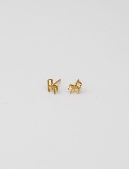 CHAIR OHRRINGE MINI, GOLD