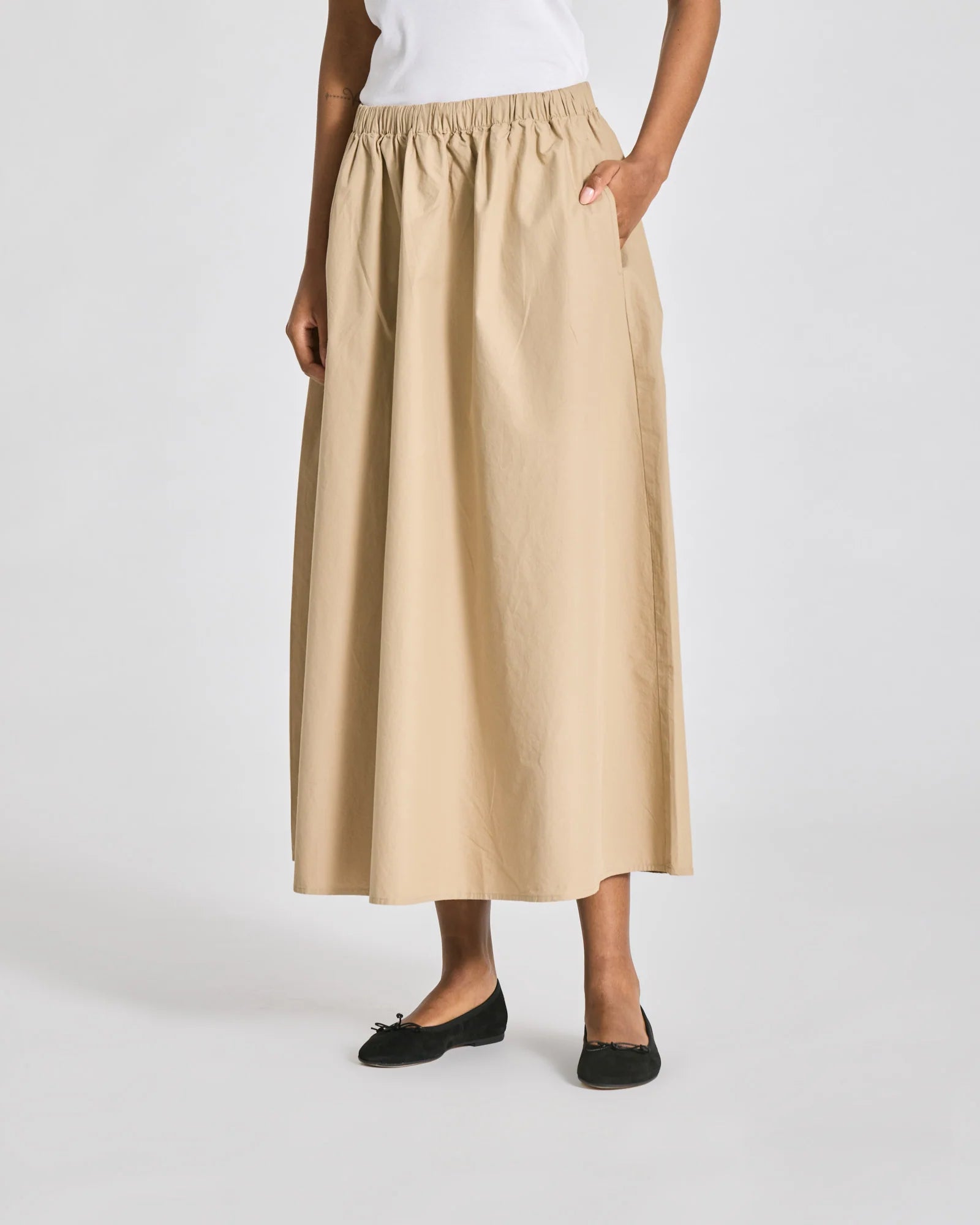 Alice Poplin Skirt – Damenrock aus Bio-Baumwolle