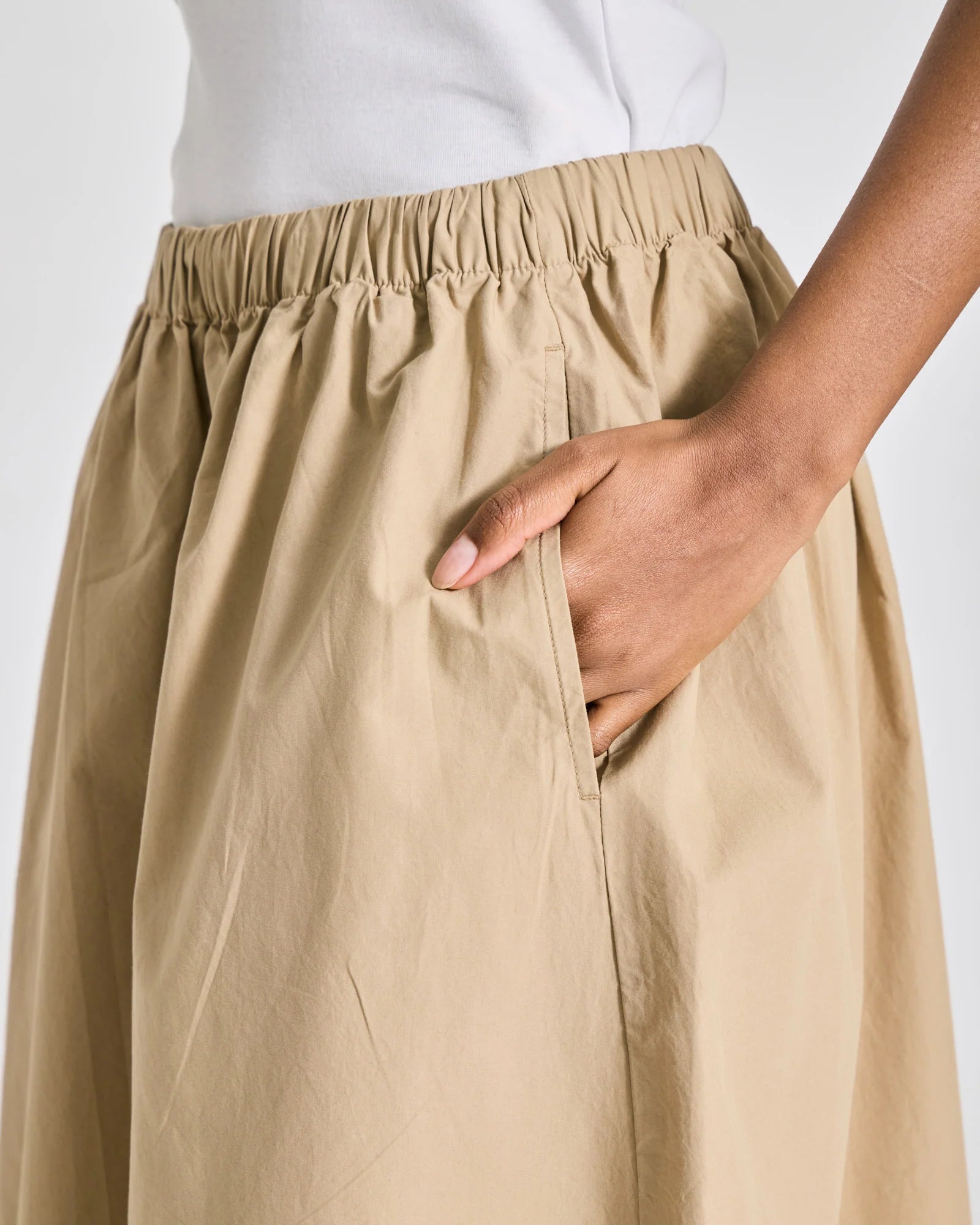 Alice Poplin Skirt – Damenrock aus Bio-Baumwolle