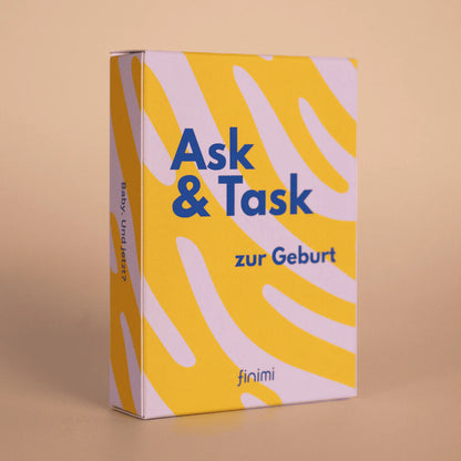 Ask &amp; Task Kartenset zur Geburt