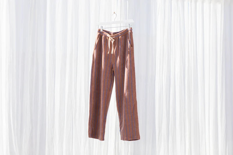Naram Pants "camel &amp; ultramarine"