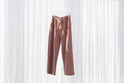 Naram Pants "camel &amp; ultramarine"