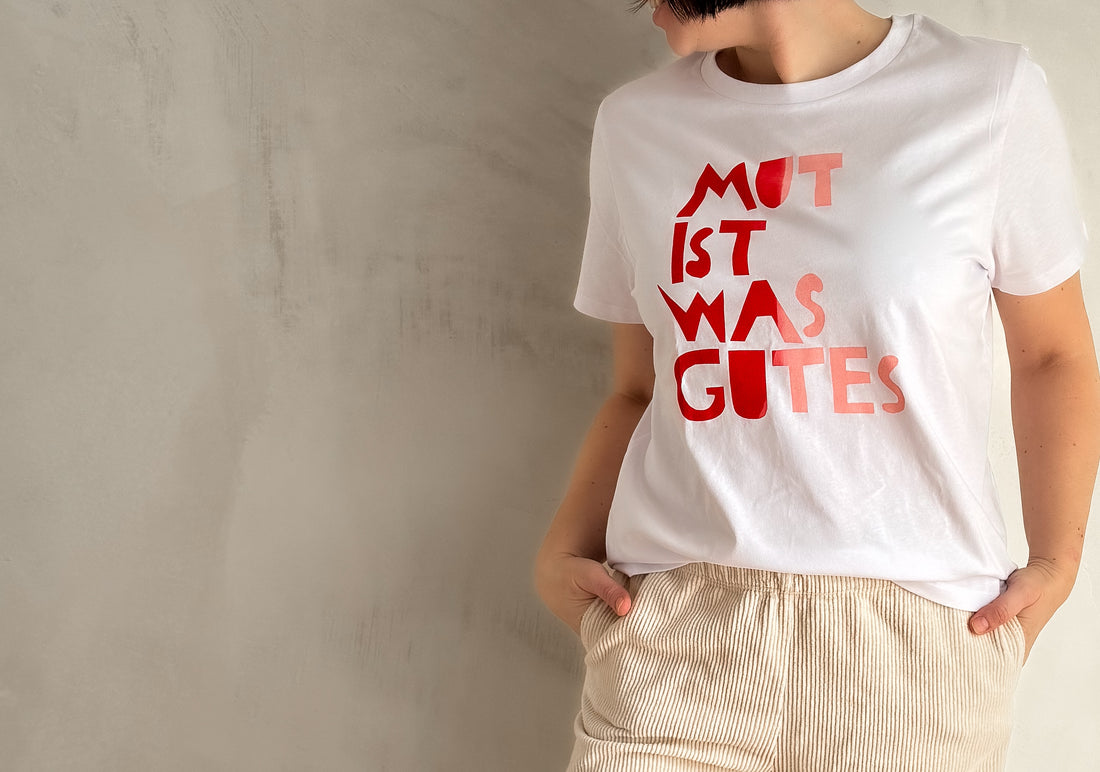Unperfekt Perfekt Shirt "MUT IST WAS GUTES" Langarm