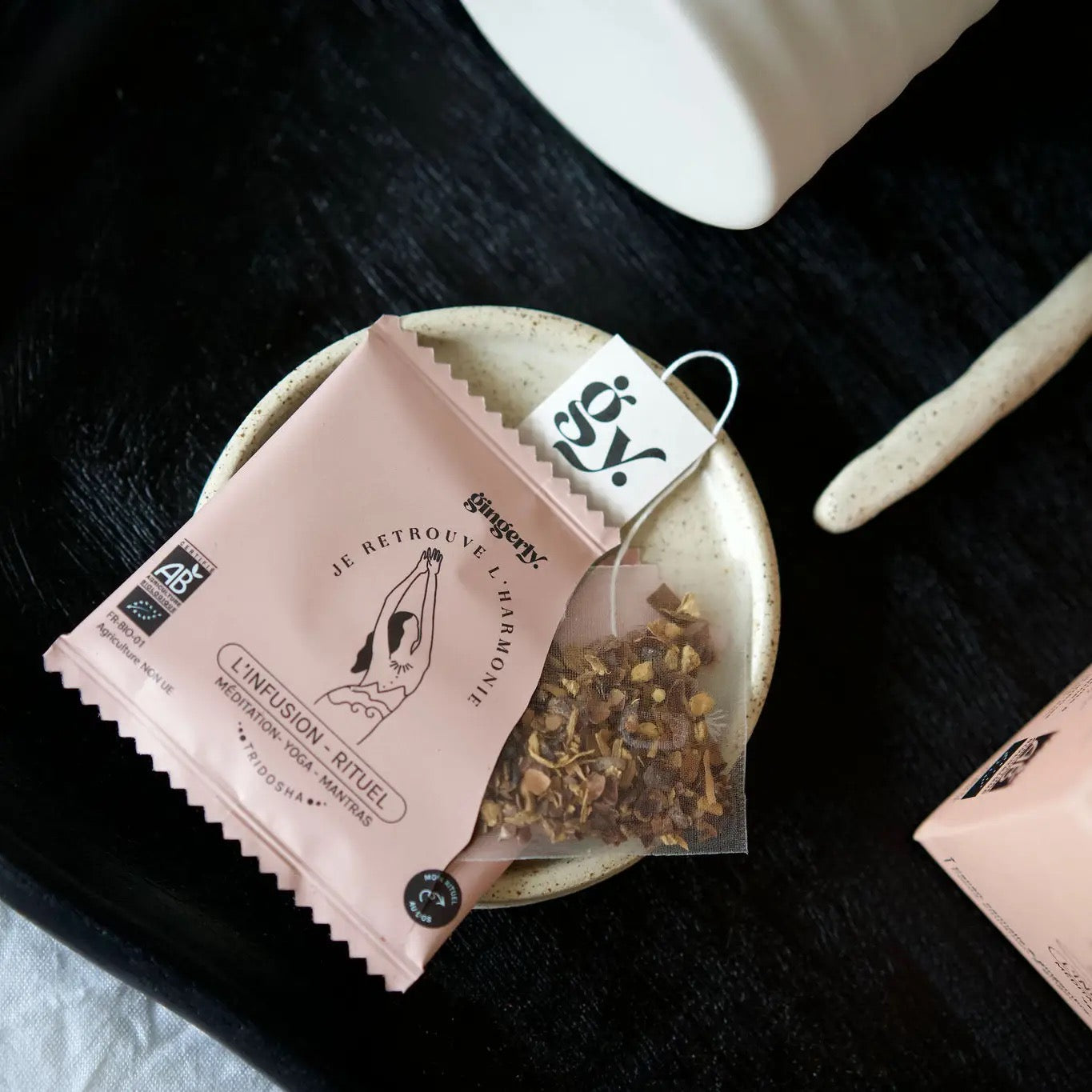 Organische Ritualaufgussbox 12 BEUTEL, I find harmony