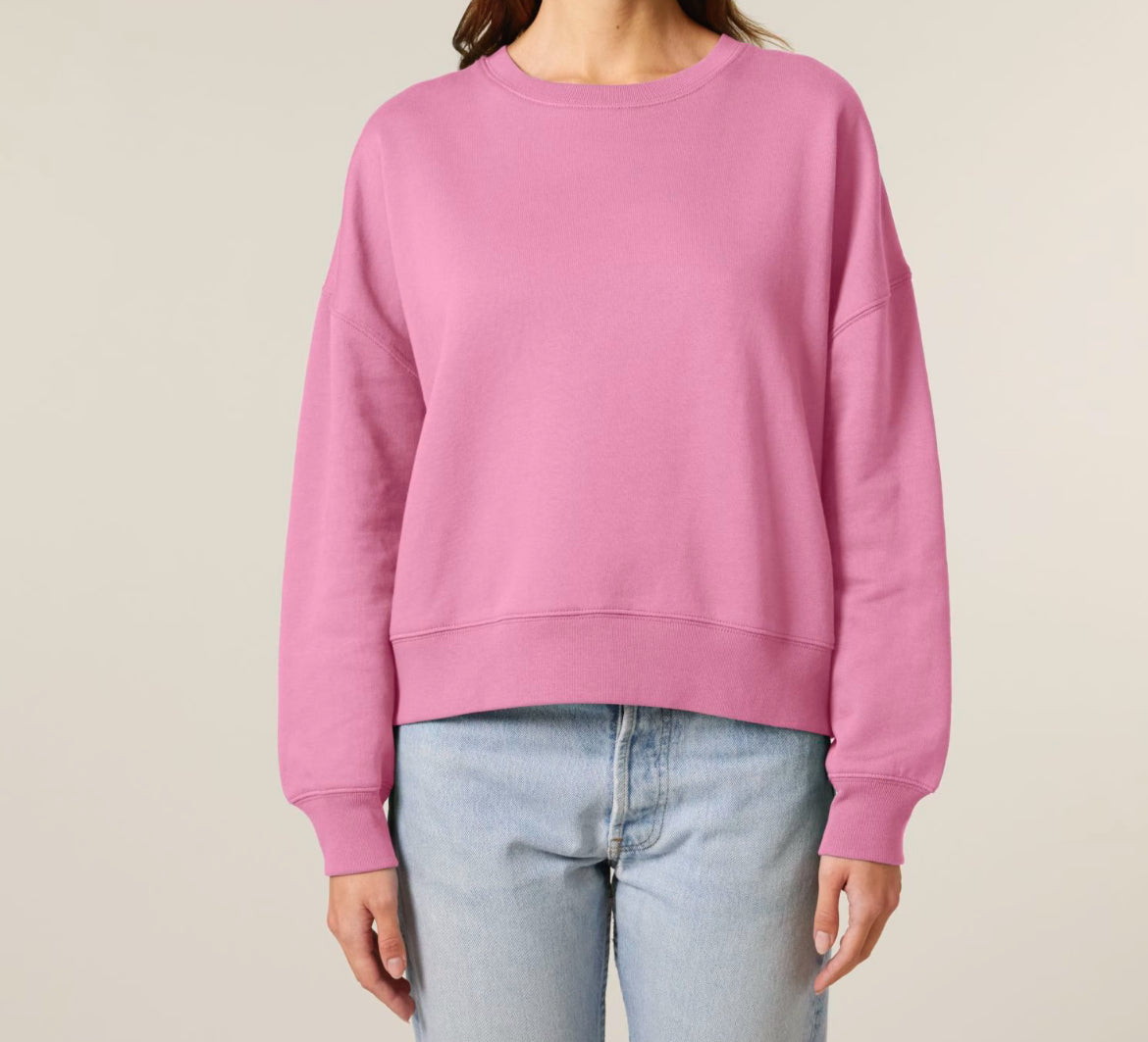 Sweater ''NEON KREIS'' auf Pink