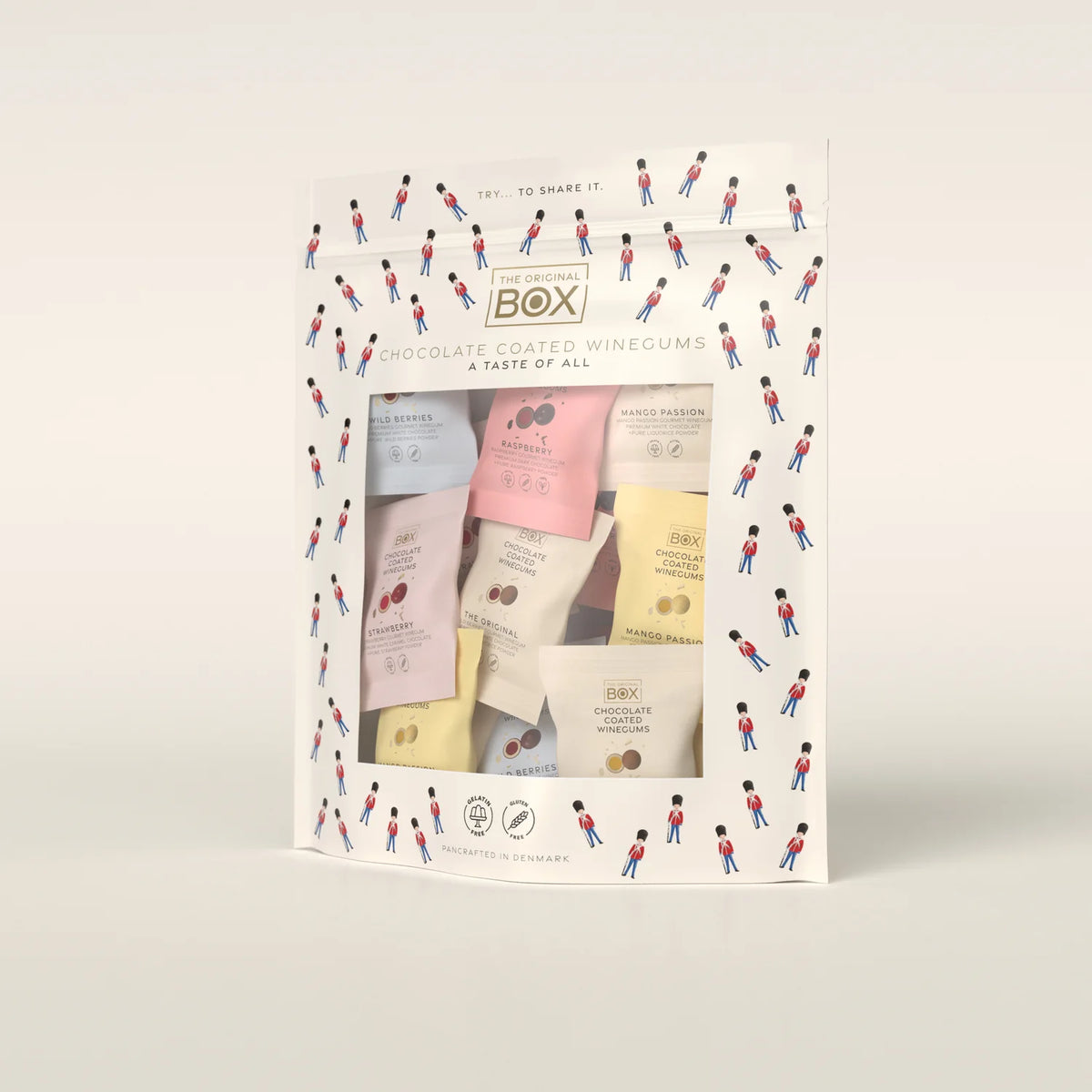 Fruchtgummi mit Schokolade – Geschenktüte 20 Stück