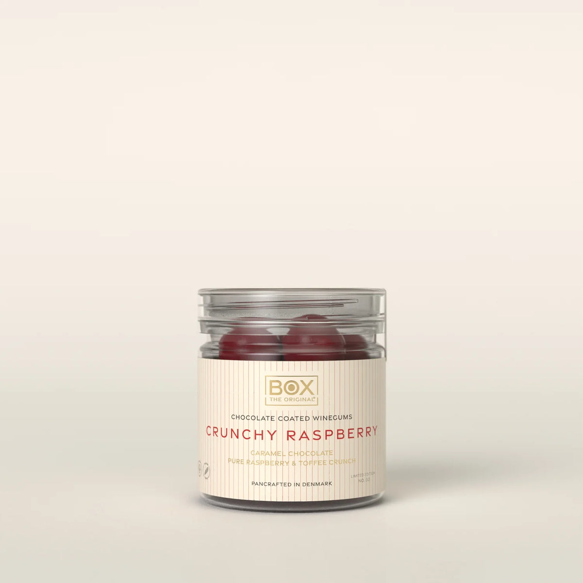 Fruchtgummi mit Schokolade – Knusprige Himbeere – 110 g