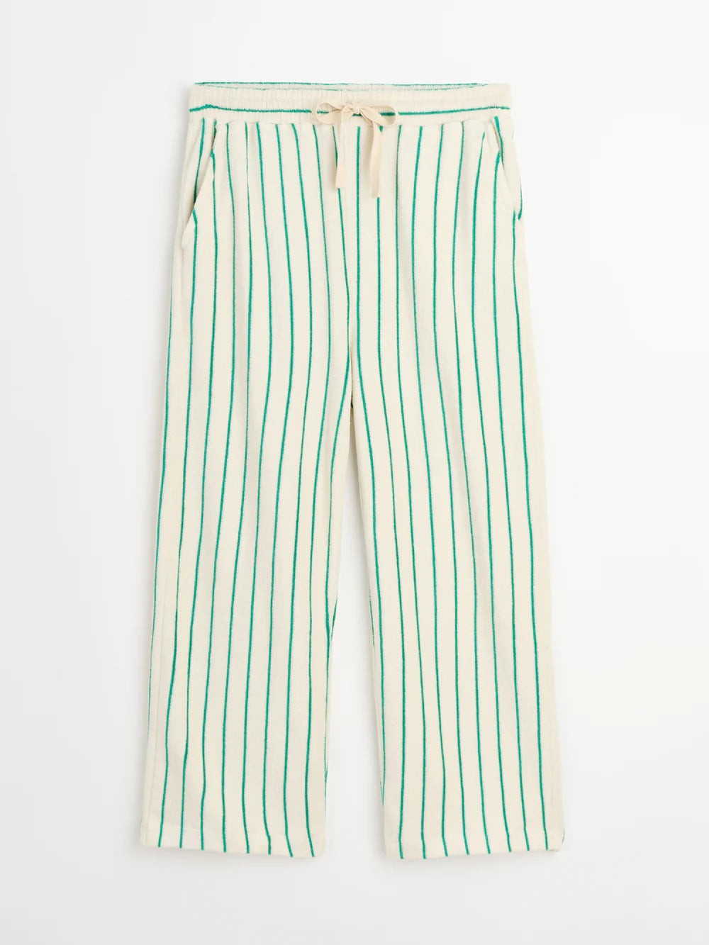 Naram Pants "pure white &amp; grass"