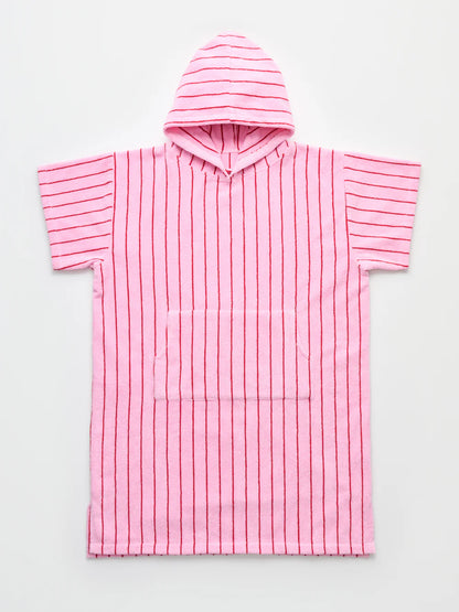 Naram Poncho, baby pink &amp; ski patrol