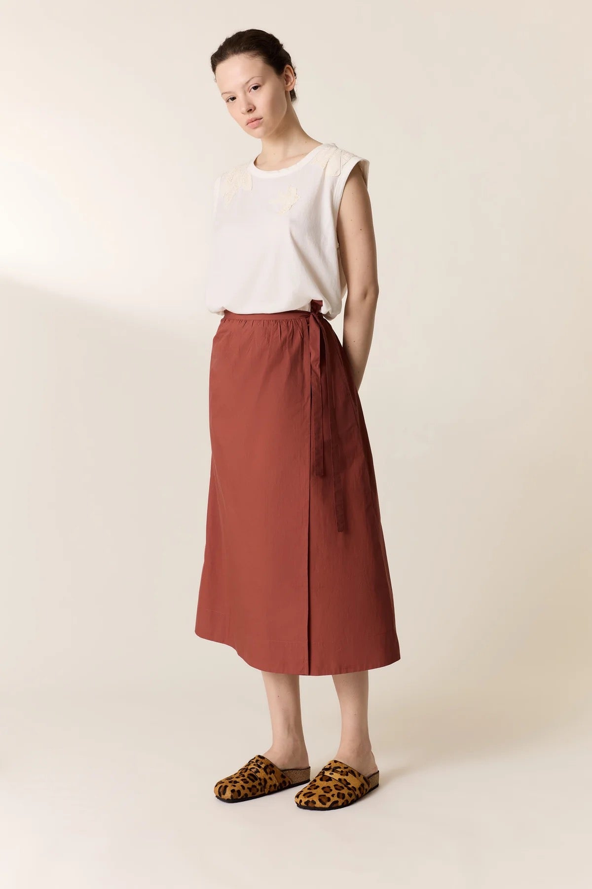 JULEP SKIRT Braun