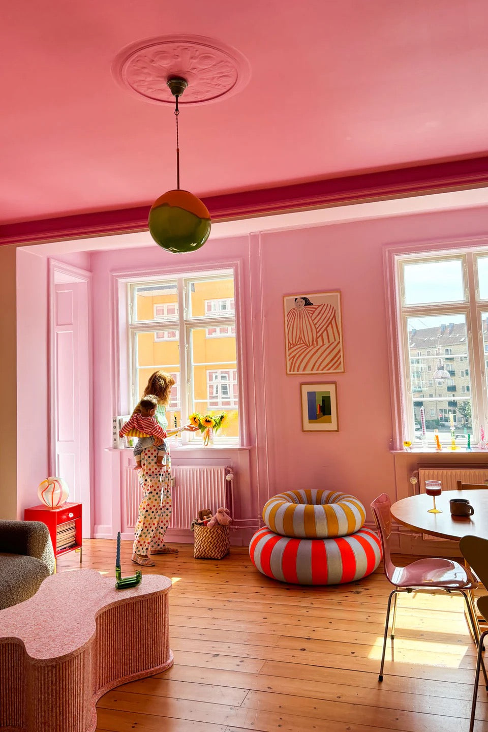 FLOAT, KLEIN, BLAU/OCKER