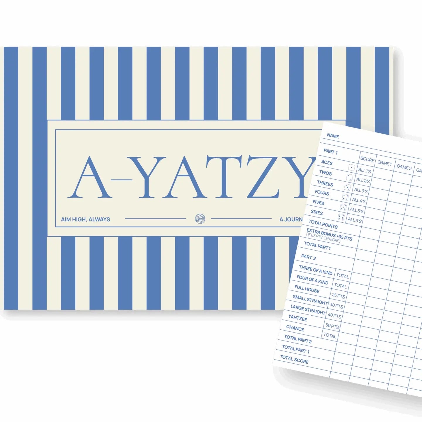 A-Yatzy - Yahtzee - Blau