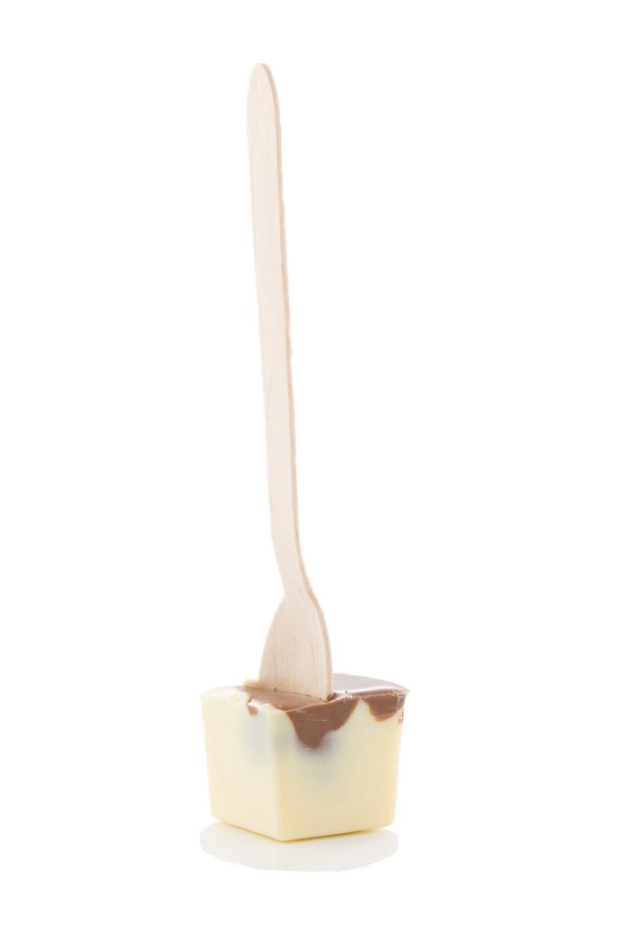 Karamell- & weiße Kuvertüre Trinkschokoladenlöffel