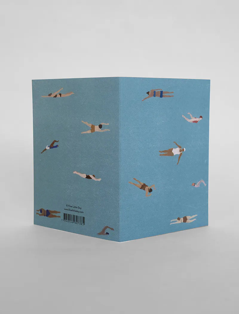 SWIMMERS Klappkarte A6