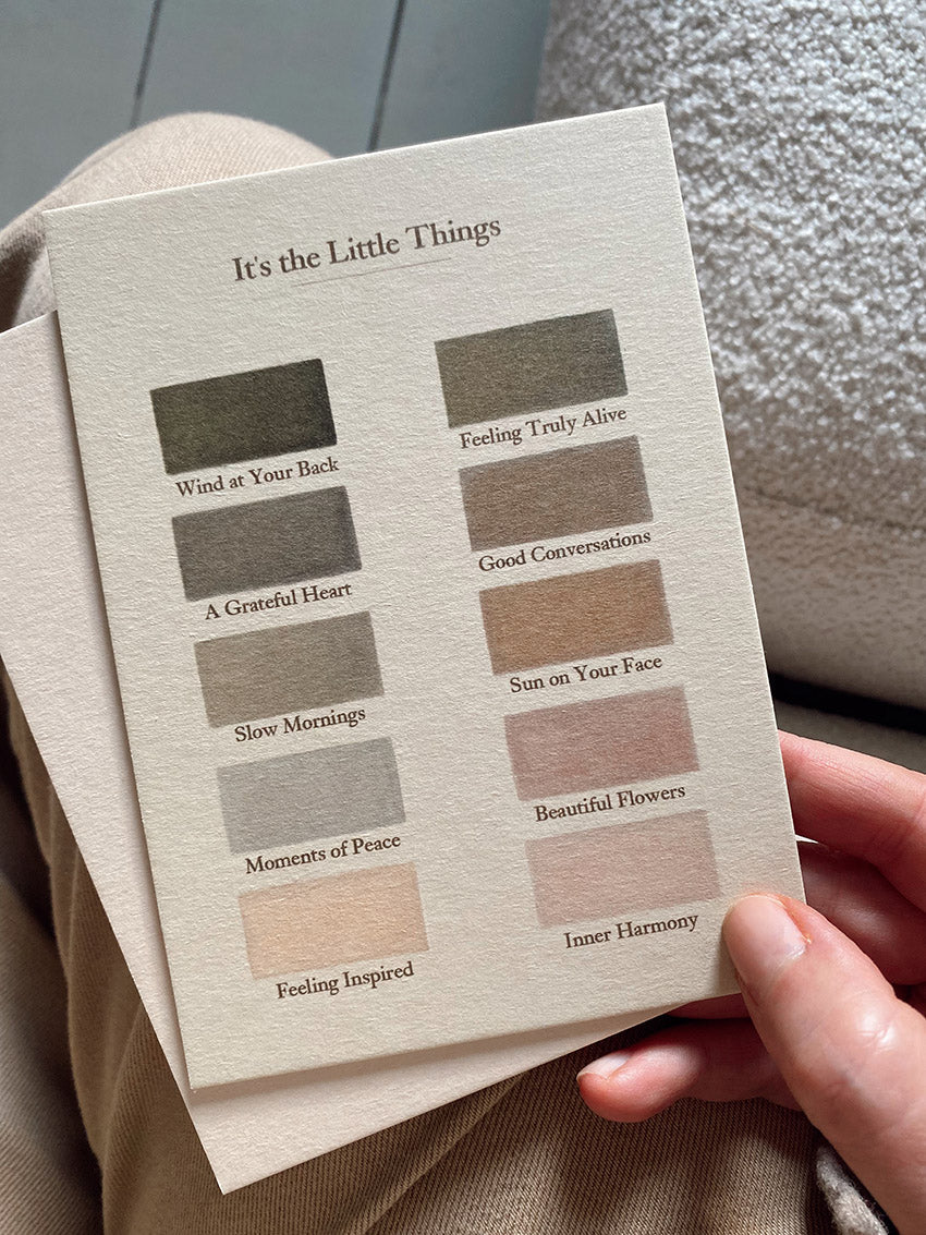 IT'S THE LITTLE THINGS - POSTKARTE