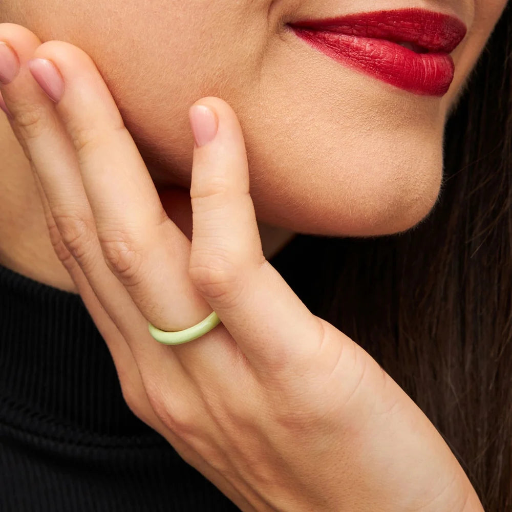 Color Ring Silk Light Green