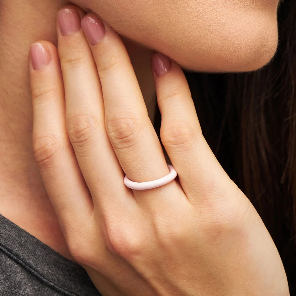 Color Ring Silk Light Pink