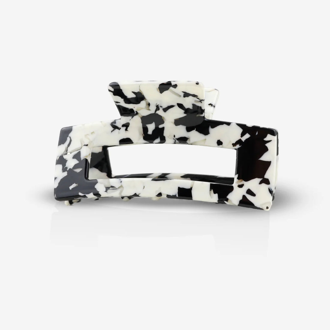 Haarspange- Crush Black Marble