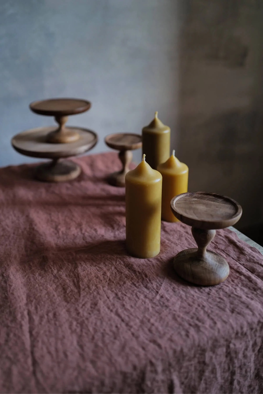 Stumpenkerze aus  Bienenwachs