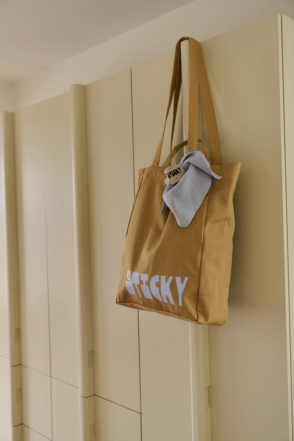 canvas shopper | marzipan + sky