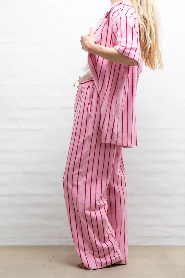 Naram Pants "baby pink &amp; ski patrol"