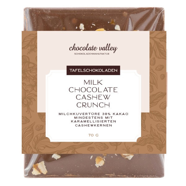 Milchkuvertüre Cashew Crunch