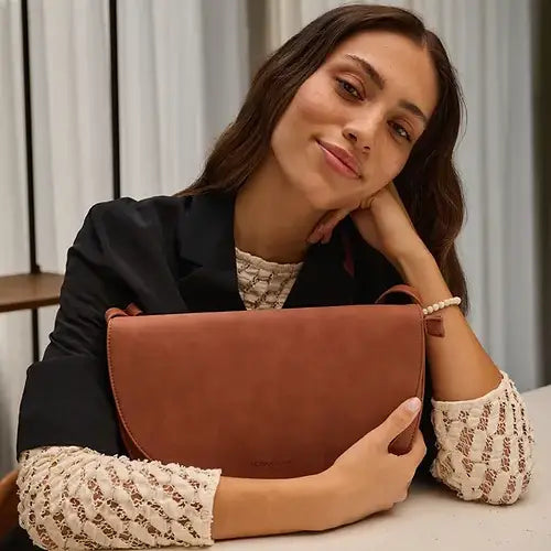 Soma Half Moon Bag - Clay