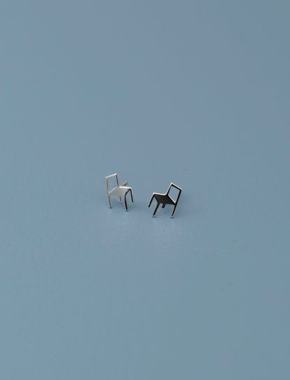 CHAIR OHRRINGE MINI, SILBER