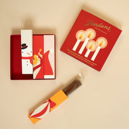 Pärlans Adventskalender- Schokoladenüberzogene Karamellriegel