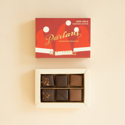 Schokoladenüberzogene Karamellbonbons
