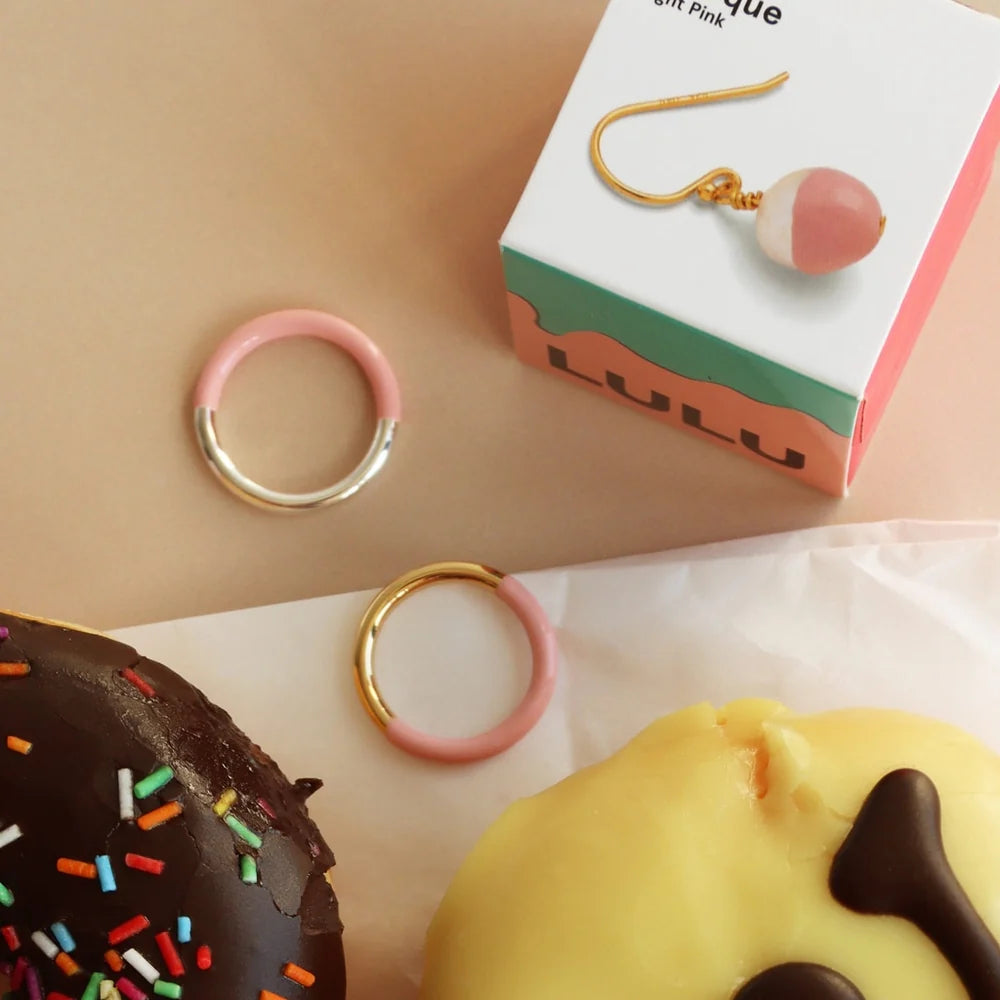 Double Color Ring vergoldet