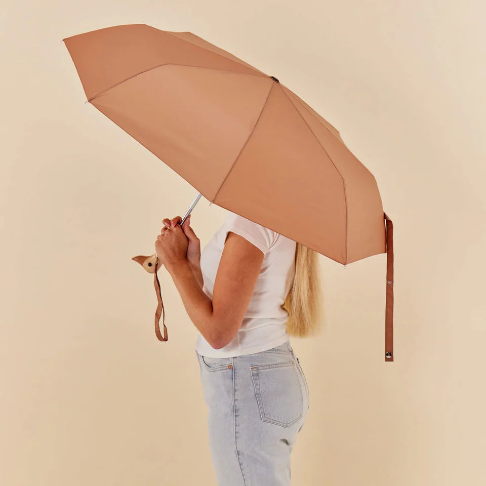 Entenkopf Regenschirm Mocha Mousse