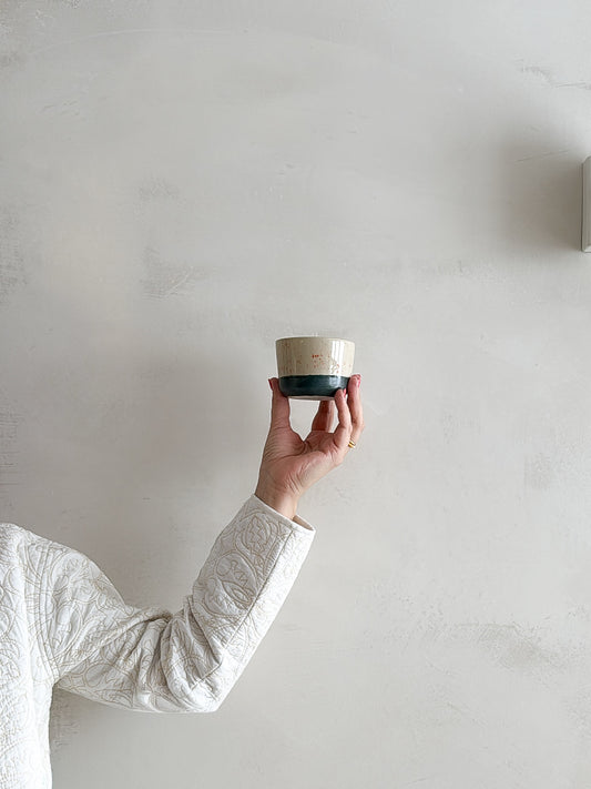 Becher Indre x Buntesgraudesign Cappuccino ''Blau''