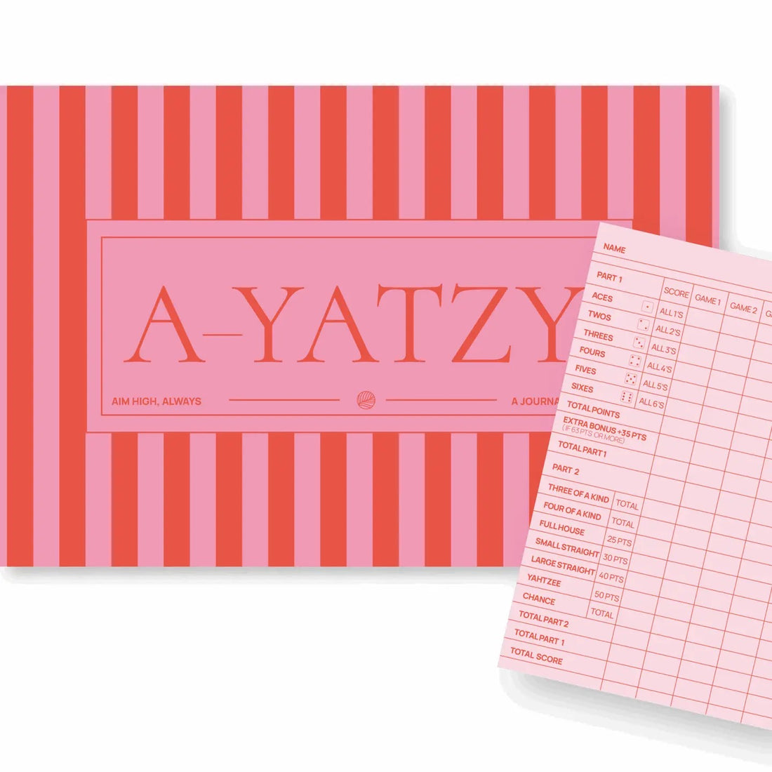 A-Yatzy - Yahtzee - Pink Rot