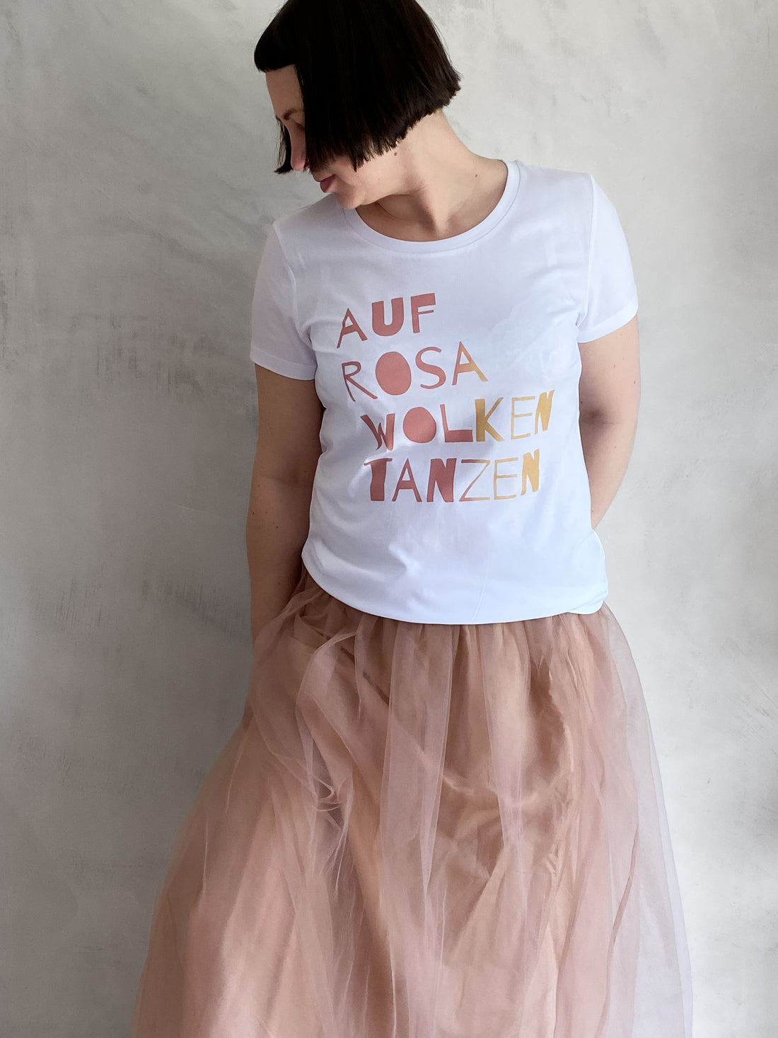 Shirt "AUF ROSA WOLKEN TANZEN"