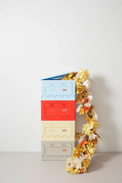BOX, MITTEL, ROT