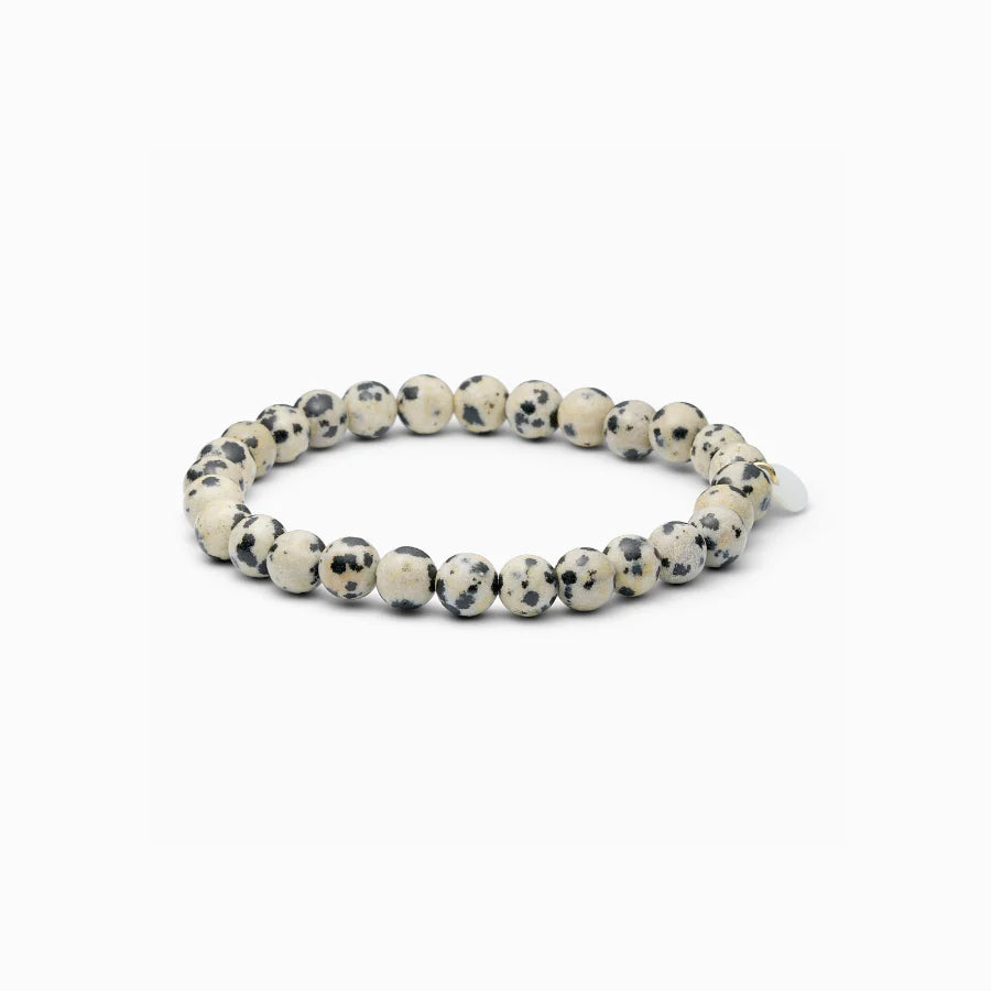 Dalmatian Jasper Armband/ mittel