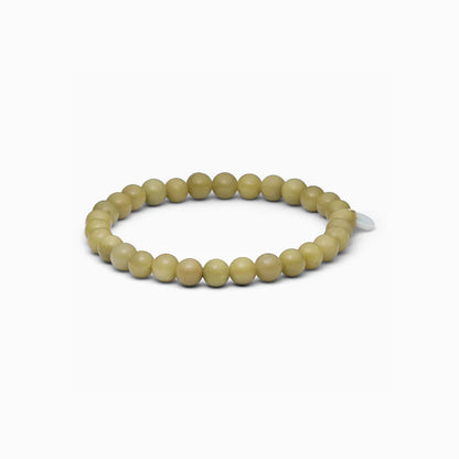 Green Alashan Agate Armband/ mittel