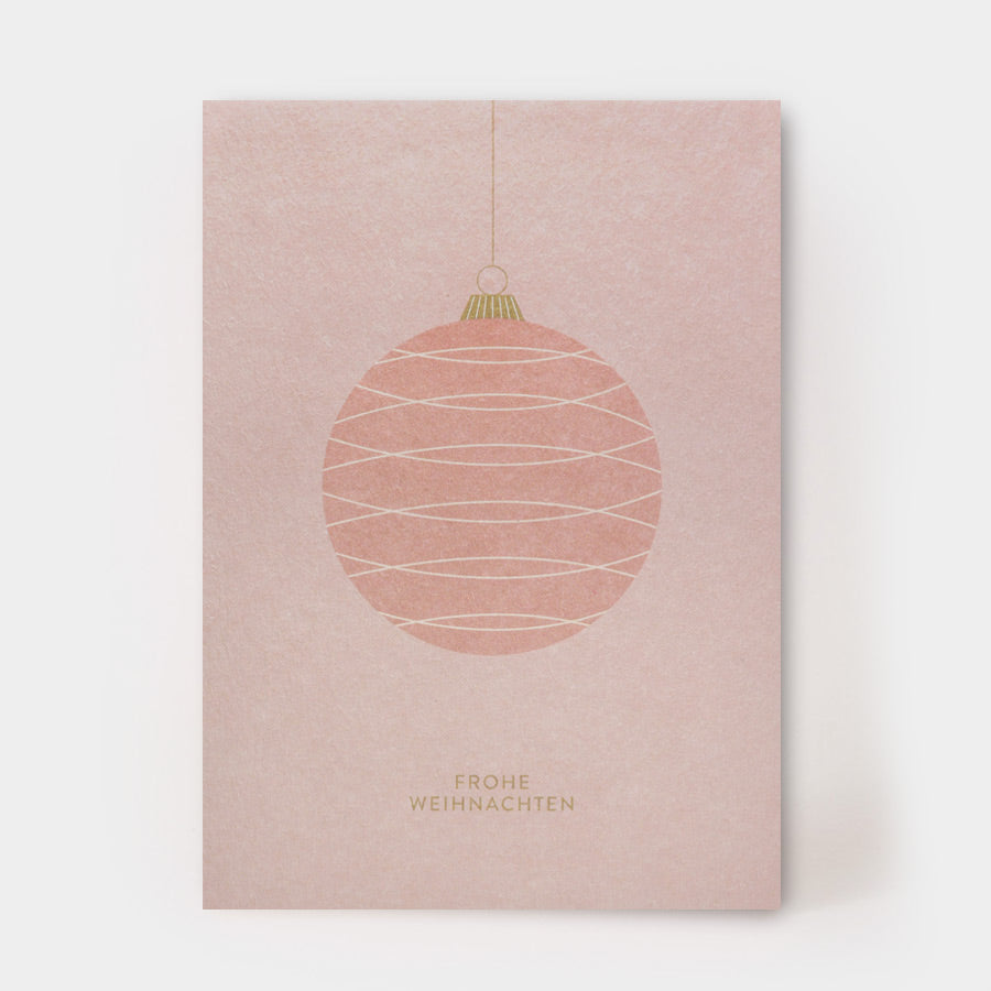WEIHNACHTSKUGEL ROSE