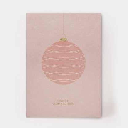 WEIHNACHTSKUGEL ROSE