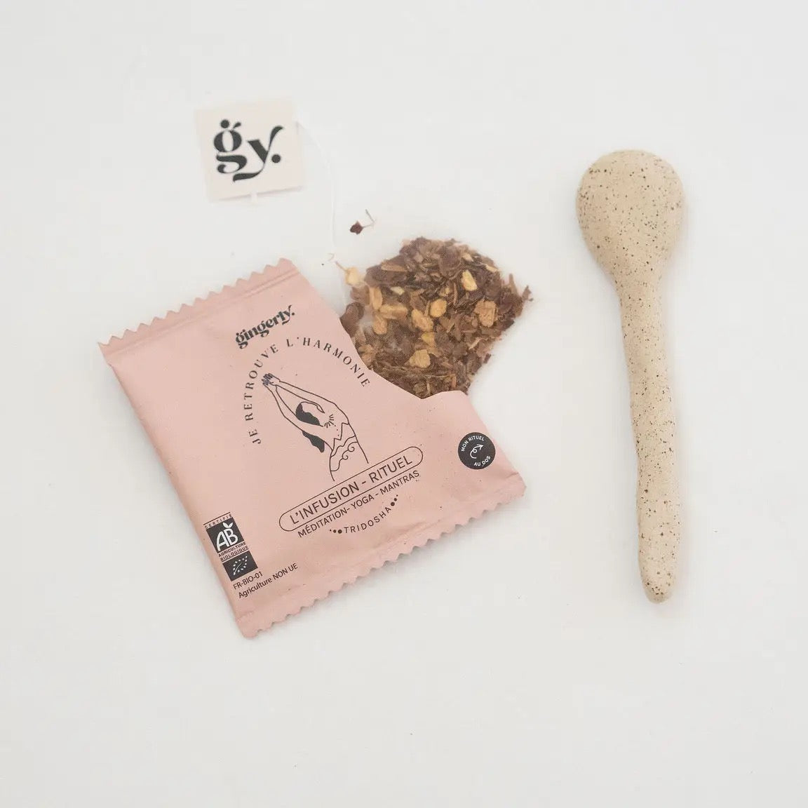 Organische Ritualaufgussbox 12 BEUTEL, I find harmony