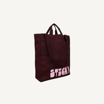 canvas shopper | fig + bubblegum