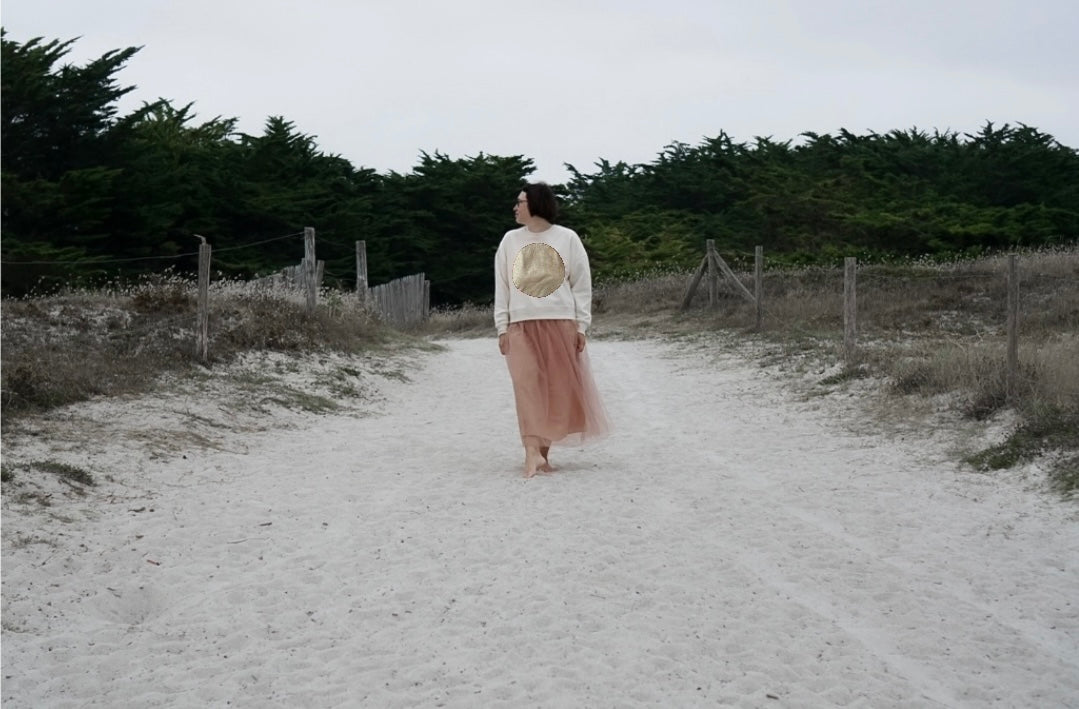 Sweater ''Gold Dezember'' Creme