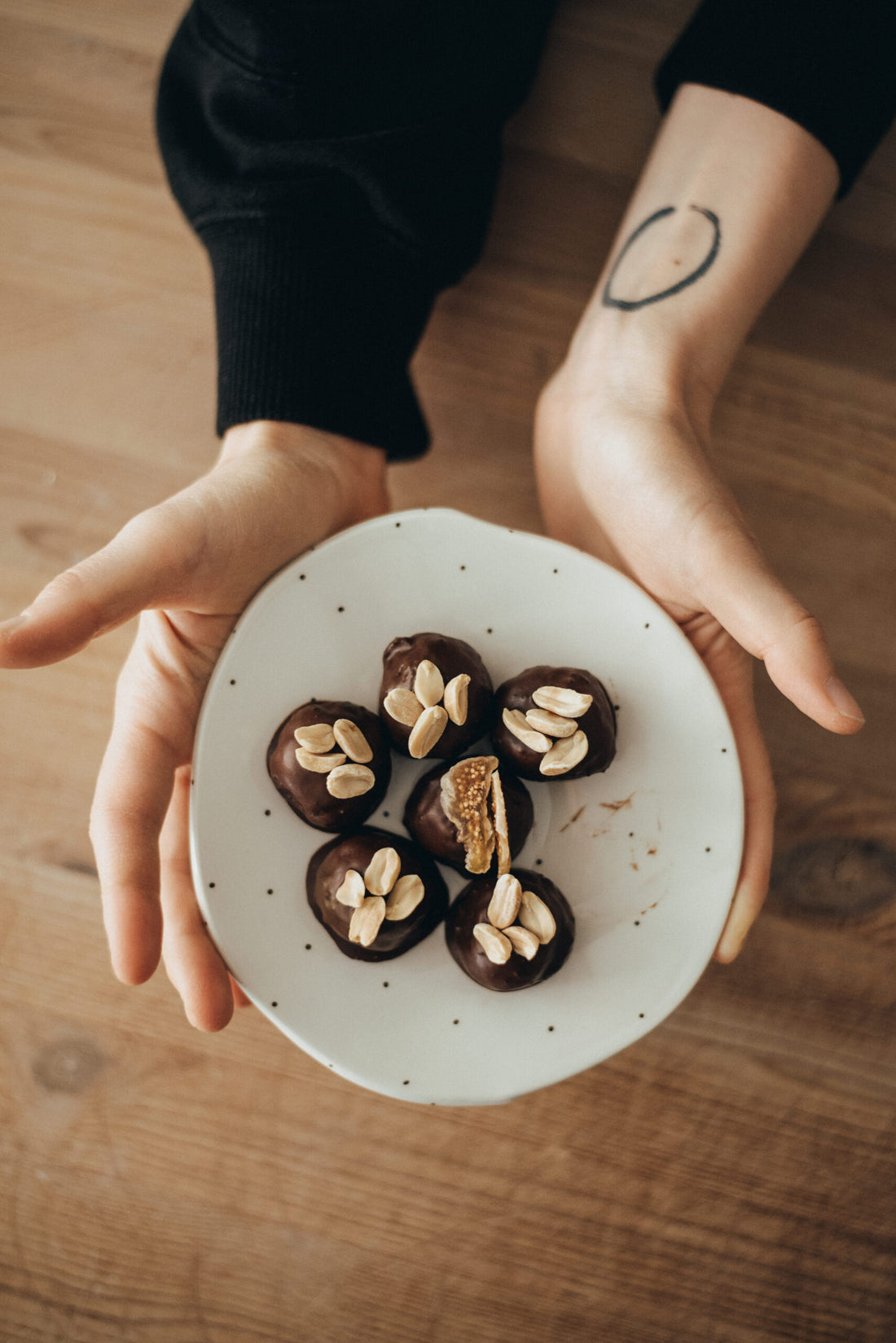 PLÄTZCHENTELLER "Handgemacht"