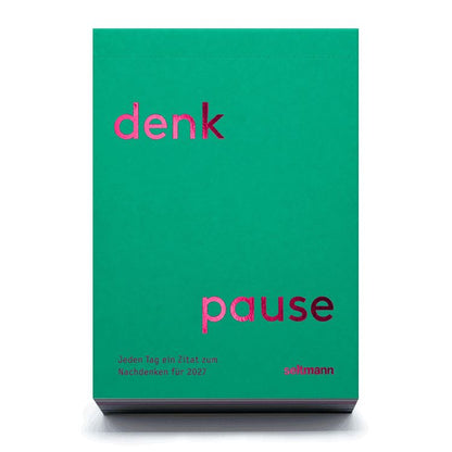 Denkpause 2027 Tagesabreißkalender